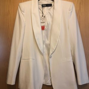 White Zara tuxedo!